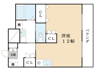 ブラッサム精華の物件間取画像